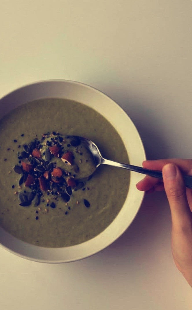 Warm Green Detox Soup — January Reset Edition